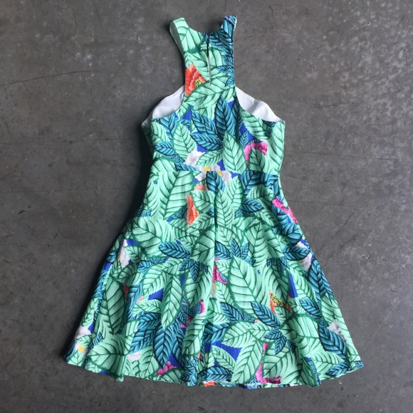 Mara Hoffman Leaf Linen Crossover Dress NWOT - Picture 6 of 8